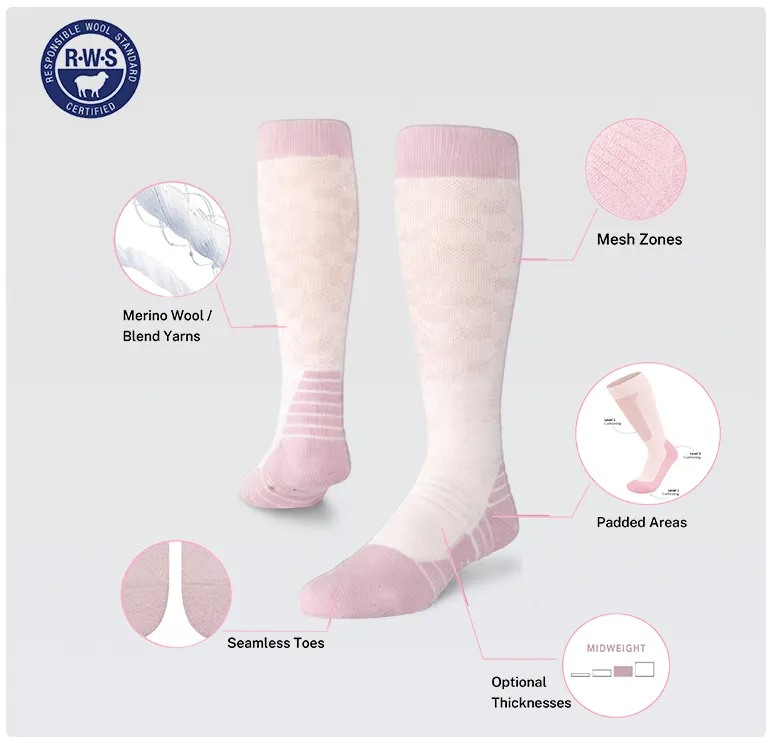 Ski Socks Feartures Ski Socks Feartures